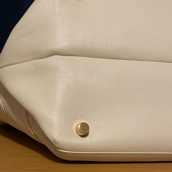 KHAITE Florence Stripe Leather Tote - Picture 14 of 15